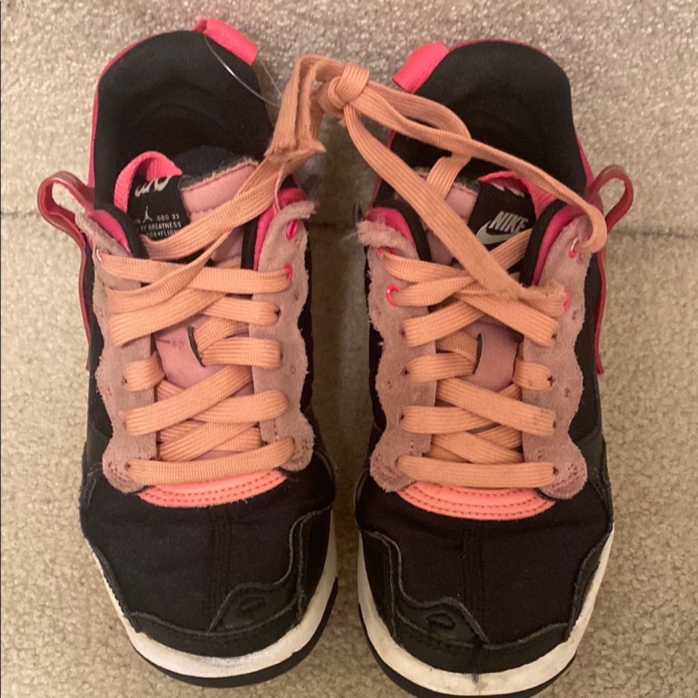 Jordan Kids Sneakers Black and Pink